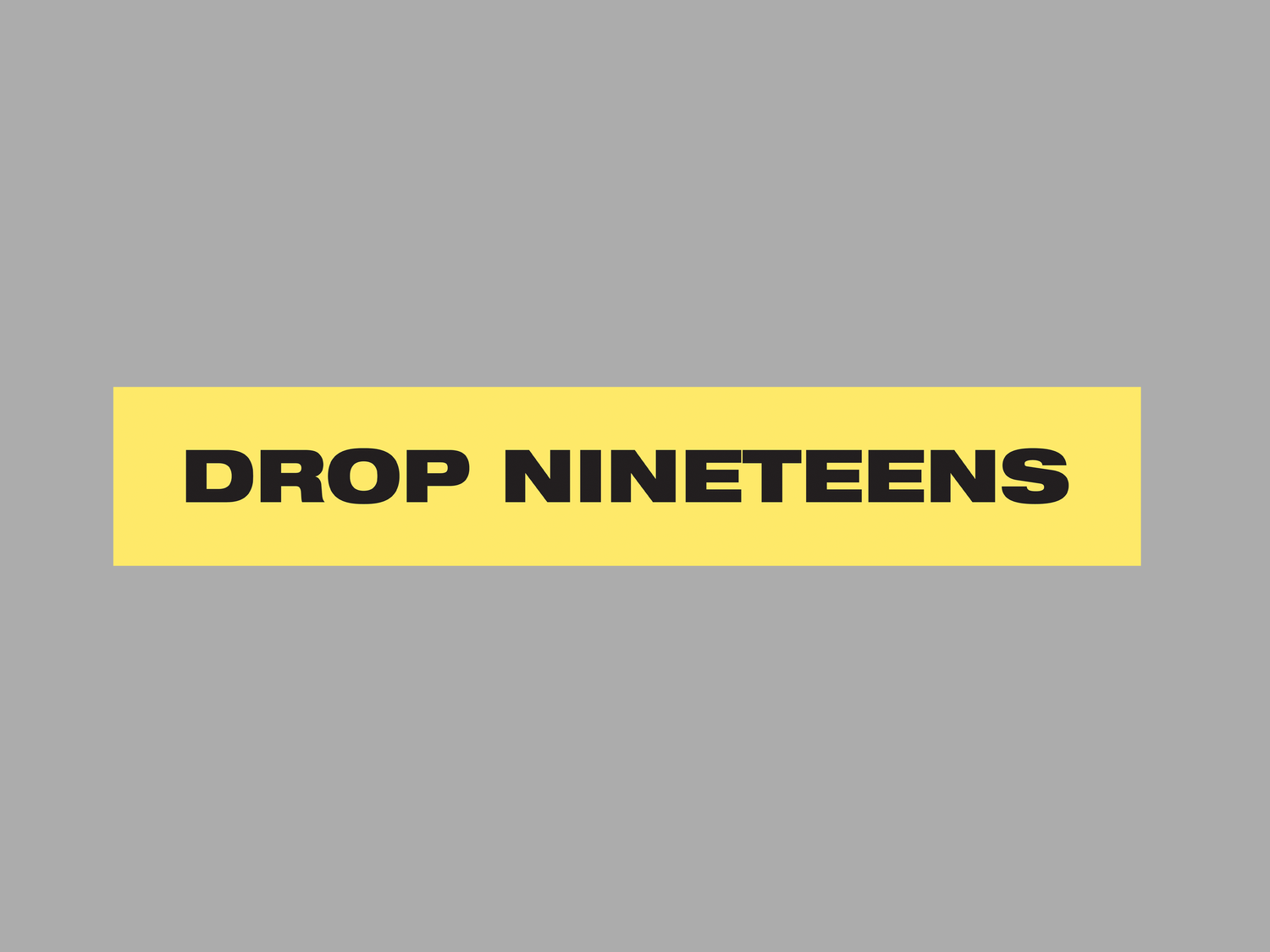 Drop Nineteens Hard Light — Wharf Cat Records